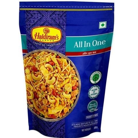 

langsung order saja] ALL IN ONE HALDIRAM'S 200G / Namkeen / Indian Snack