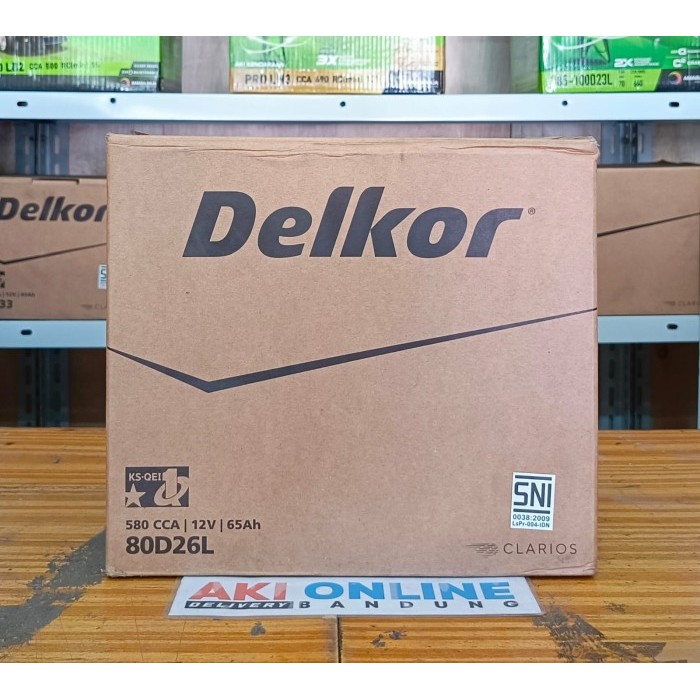 Aki mobil DELKOR NX110-5L 70Ah inova Diesel / Fortuner bensin / Prado