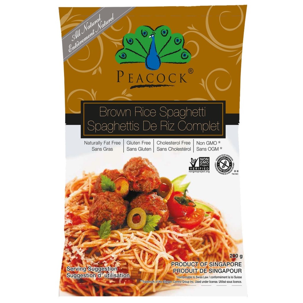 

HOT SALE! (BIHUN) PEACOCK BROWN RICE SPAGHETTI 200GR
