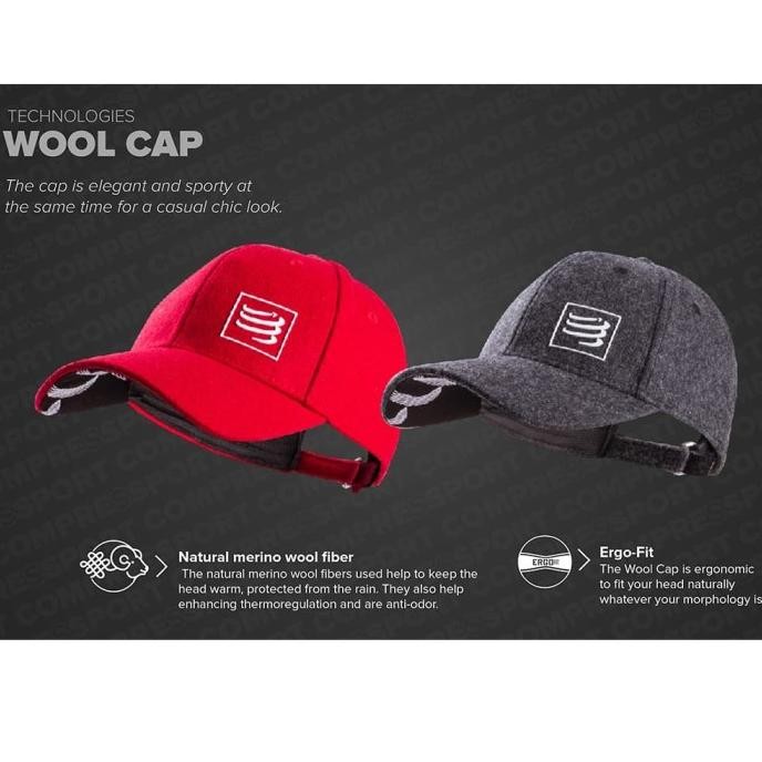 Compressport Wool Cap - Grey