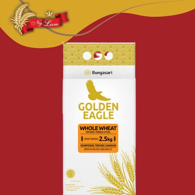 

BARANG TERLARIS GOLDEN EAGLE Tepung Gandum Whole Wheat 2,5kg