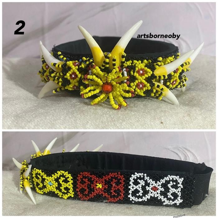 Promo Hiasan Kepala Wanita Adat Dayak, Topi Dayak , Baju Adat Dayak , Wnita Dayak