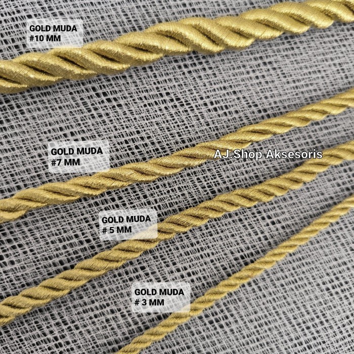 

TALI KUR TAMBANG EMAS 3 MM / PER PACK ISI 90 METER