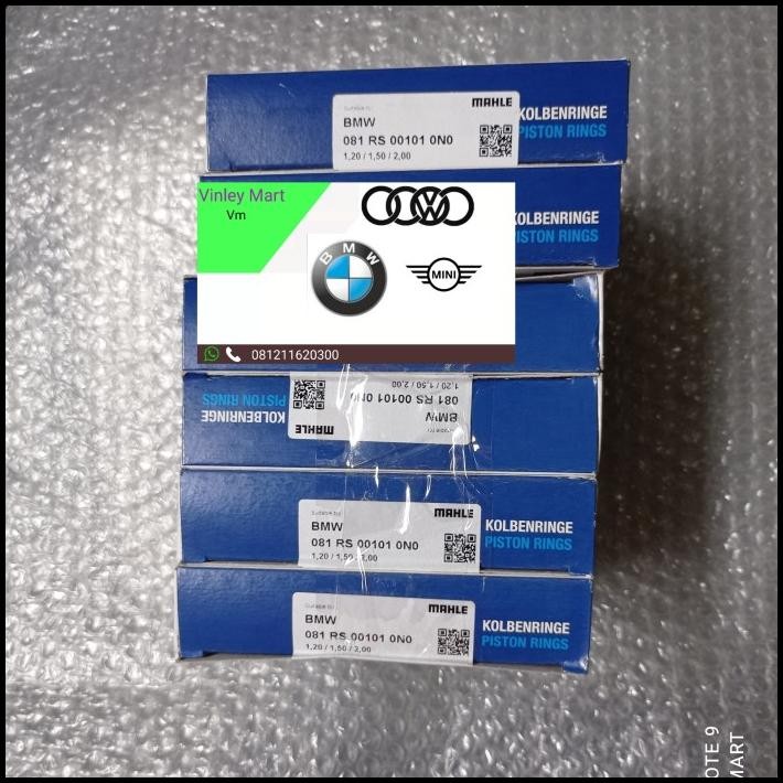 Ring Piston Bmw M54 2500-3000Cc Merk Mahle/Ks