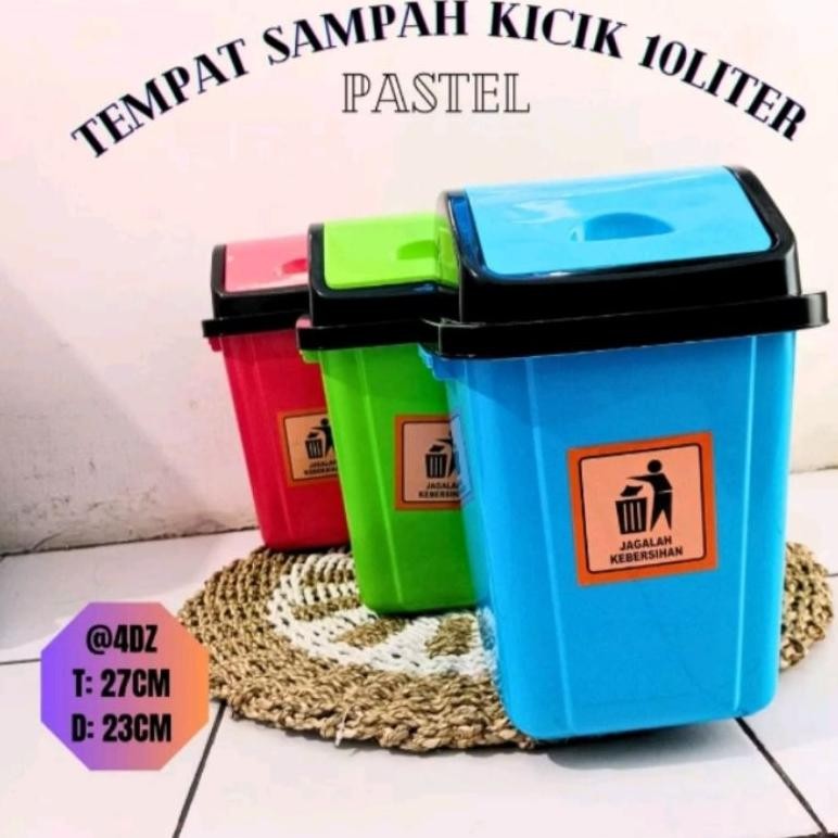 dfg-88 ( AJ ) Tempat Sampah Hitam 5L / Tempat Sampah Hitam 10L / Tempat Sampah Warna 5L / Tempat Sam
