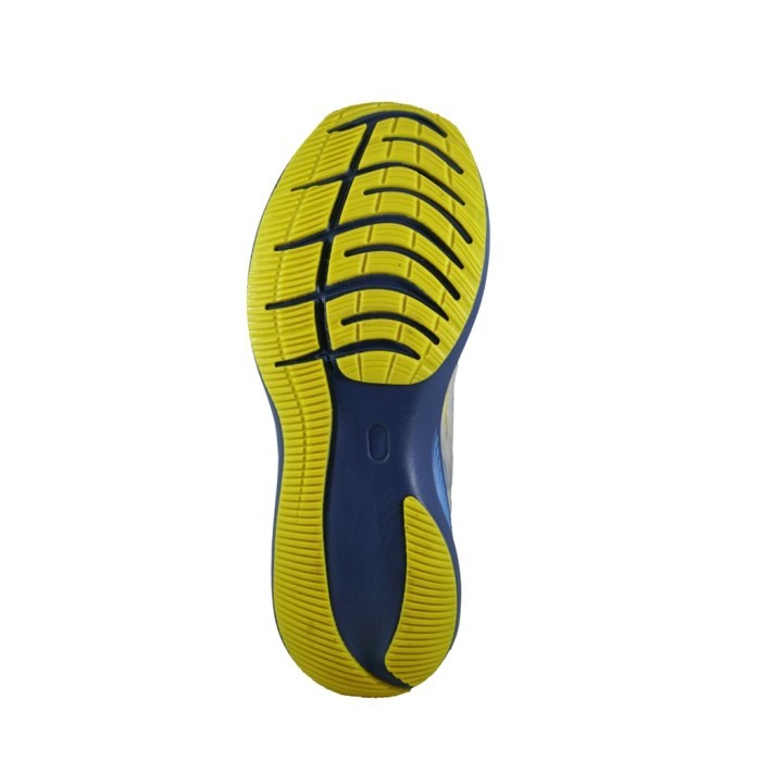 Sepatu Running Ori 910 - Haze Vision Abu Muda/Biru/Kuning