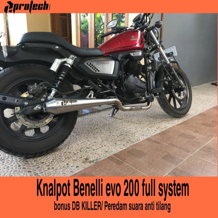 Knalpot Benelli Evo 200 Protech Exhaust Fullsystem
