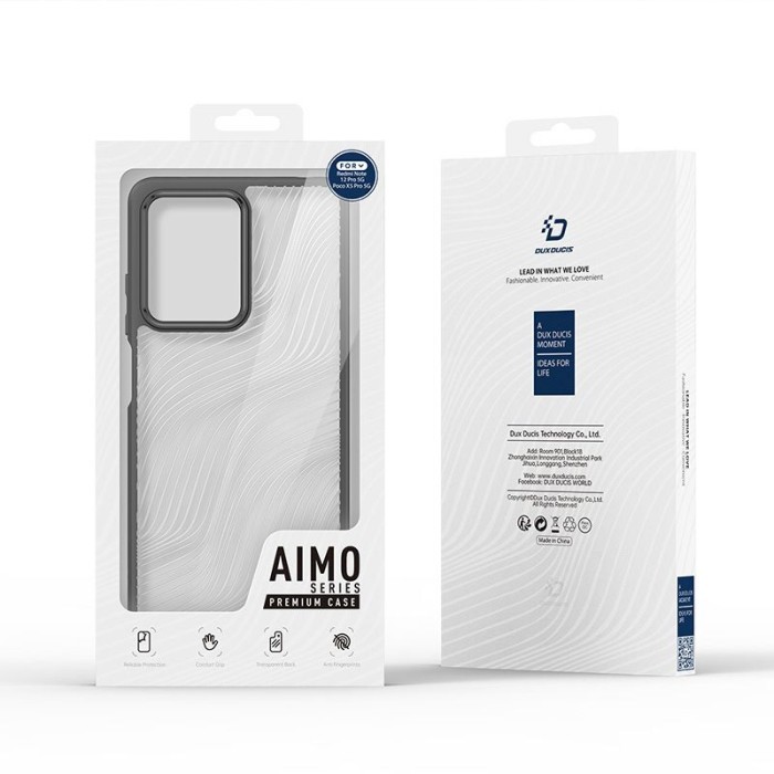 BERMUTU CASE XIAOMI POCO F5 DUXDUCIS AIMO SILIKON NASA FREE TALI LANYARD HP