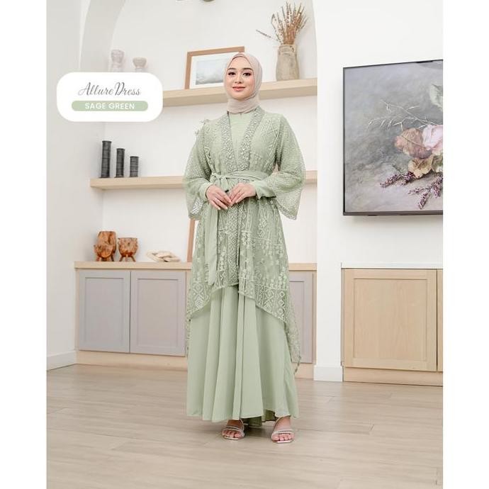 Murah Gamaleea - Allure Family Set Sage Green / Sarimbit Lebaran Seragam Keluarga / Pakaian Keluarga