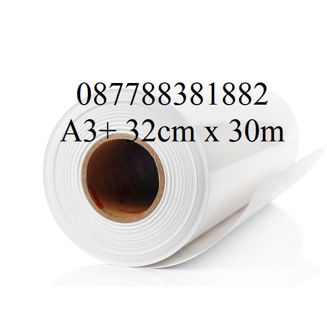 

STIKER VINYL TRANSPARANT INKJET A3+ ROLL 32CM X 30M