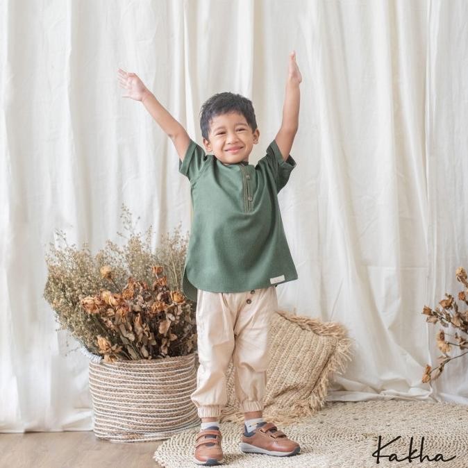 Grosir Kakha - Sarimbit Keluarga Kareem (Army) / Baju Couple Keluarga Muslim