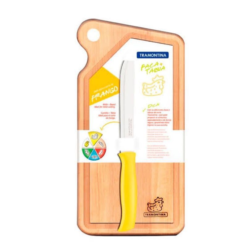 Pisau & Talenan Tramontina Knife & Board Set Athus 23099574