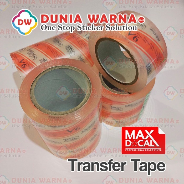 

MASKING MAXDCAL TRANSFER TAPE PLASTIK LAKBAN CUTTING STICKER 10 CM