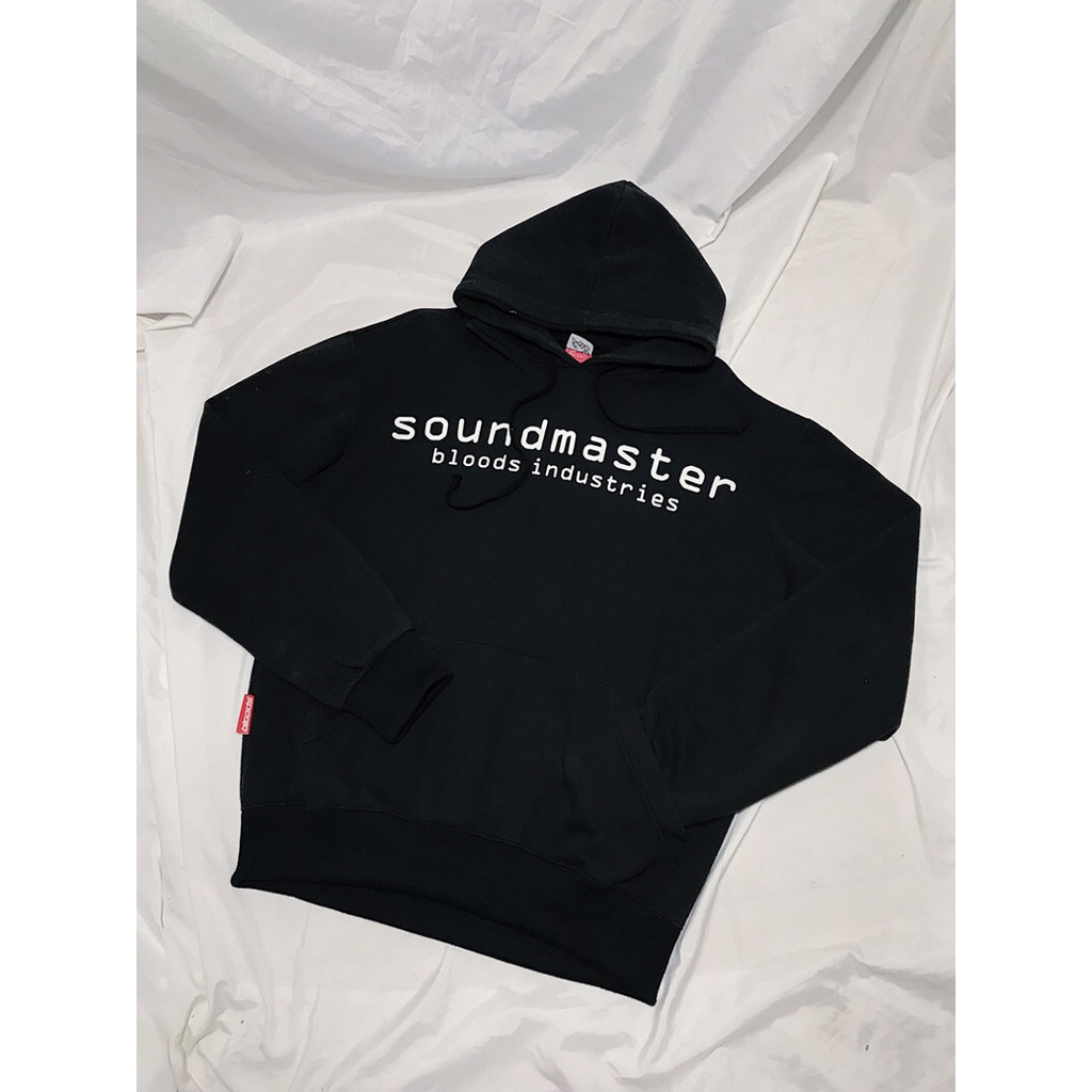 Nego AjaYuk > Bloods “Soundmaster” Hoodie Original - Black (Outer/Luaran)|Preloved/2nd/Second/Bekas/