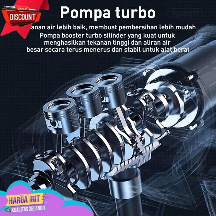 TERBAIK JET CLEANER / JET CLEANER BATERAI 199V ALAT CUCI MOBIL CUCI MOTOR TEKANAN TINGGI TANPA KABEL