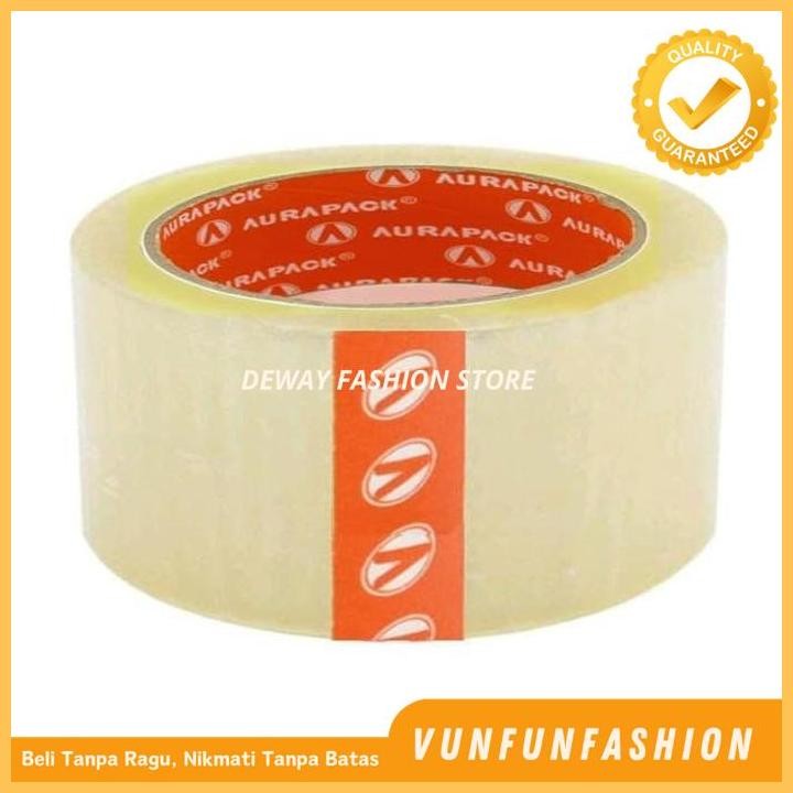 

AURAPACK LAKBAN BENING COKLAT 48MM 90 YARD 50 MIKRON 2 INCH GRATIS ONGKIR