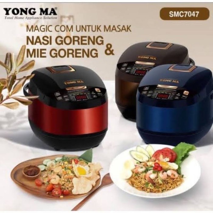 Yongma 7047 Digital Rice Cooker 2 Liter Magic Com Yongma New