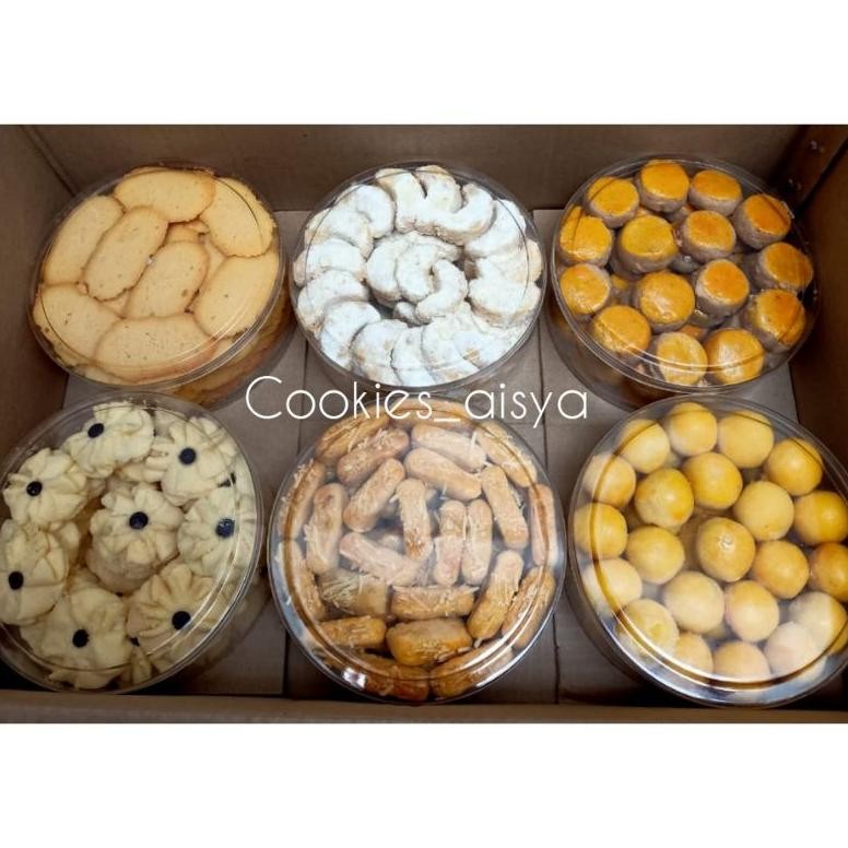 

AURORAE PAKET KUE KERING HOMEMADE ISI 6 TOPLES 250GR/HAMPERS KUE KERING