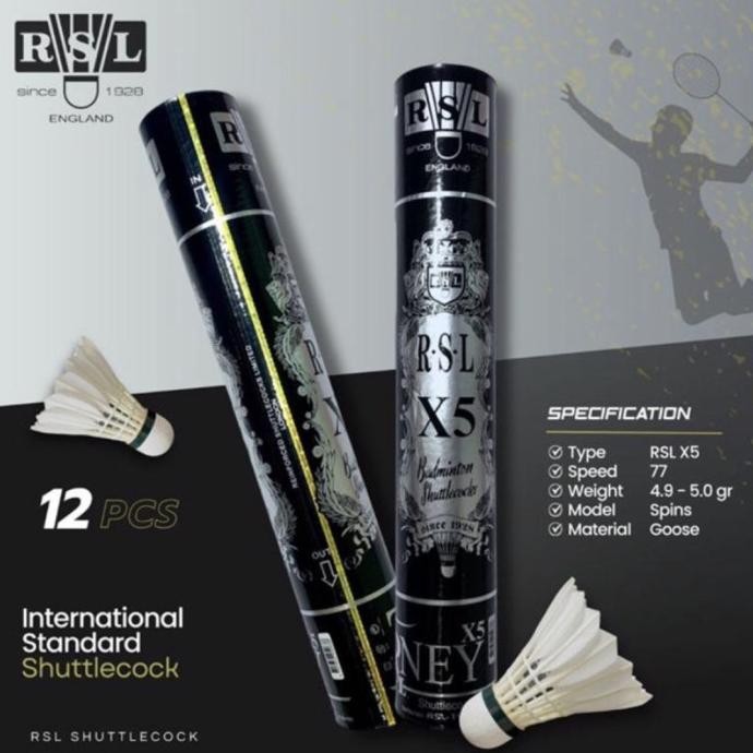 NEW Shuttlecock / Kok Bulutangkis Badminton cock RSL X5