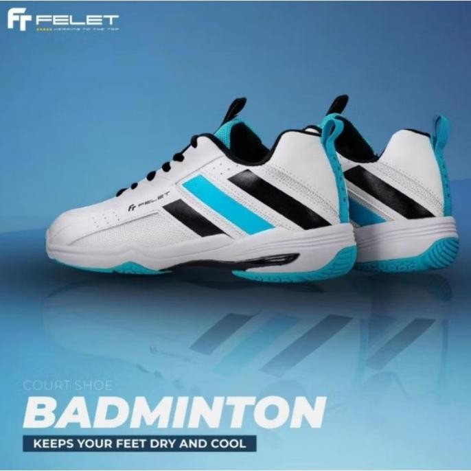 BEBAS ONGKIR - Felet BS 973 - BS 972 Badminton Shoes - Sepatu Badminton Original Felet