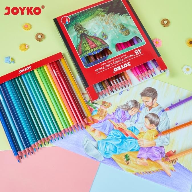 

Joyko Pensil Warna Superior Quality Color Pencils HexagonalGrip