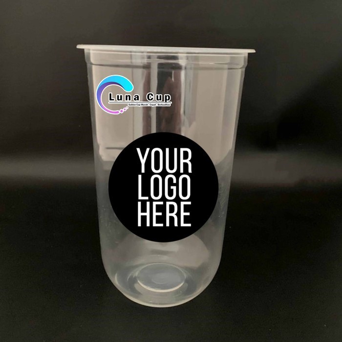 TERLARIS Cup Sablon 22oz oval 8gram Murah