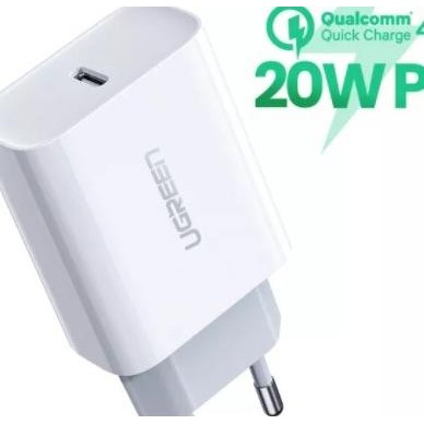 Ugreen Charger Type C Quick Charge with PD 3.0 18 watt QC 3.0 WHITE Terlaris