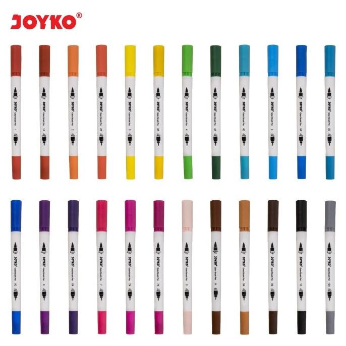 

Color Brush Pen Pena Kuas Warna Joyko CLP-07 24 Warna Color
