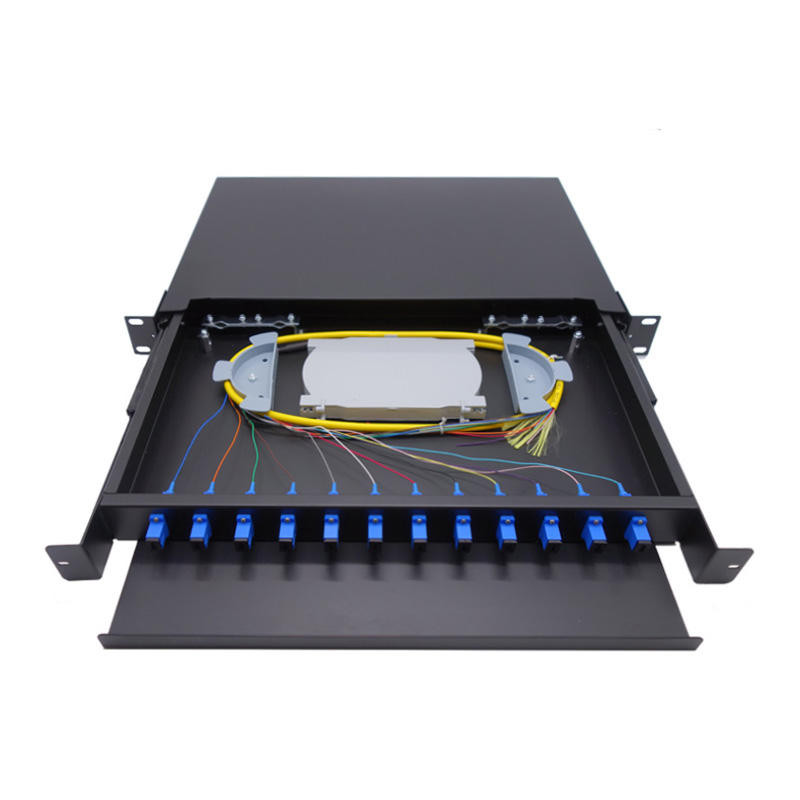 CIF 24Core ODF Fiber Optic Patch Panel 24port Fiber ODF with SC UPC connector