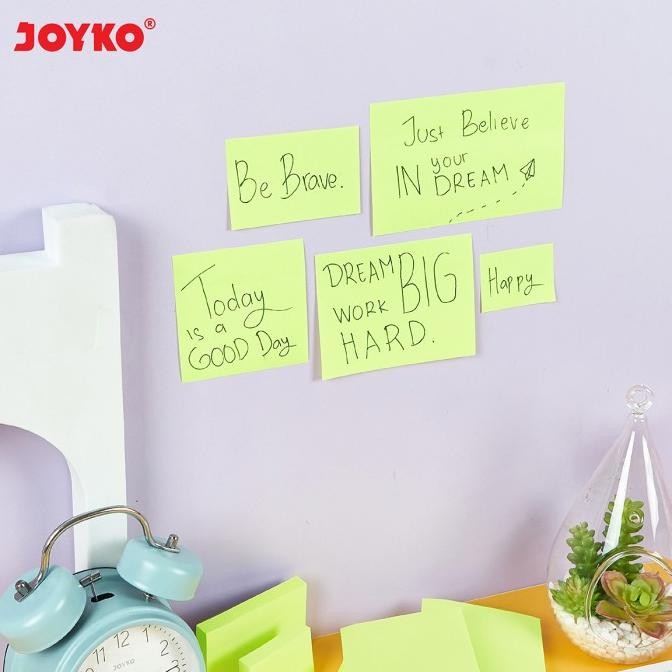

Memo Stick Kertas Memo Tempel Sticky Note Joyko Bright Color