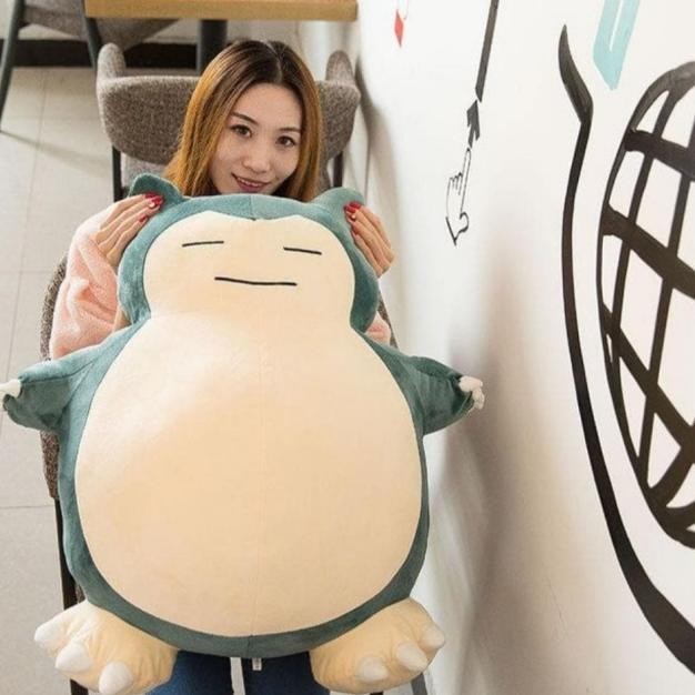 boneka pokemon boneka snorlax boneka pikachu snorlax jumbo 80cm boneka Terlaris