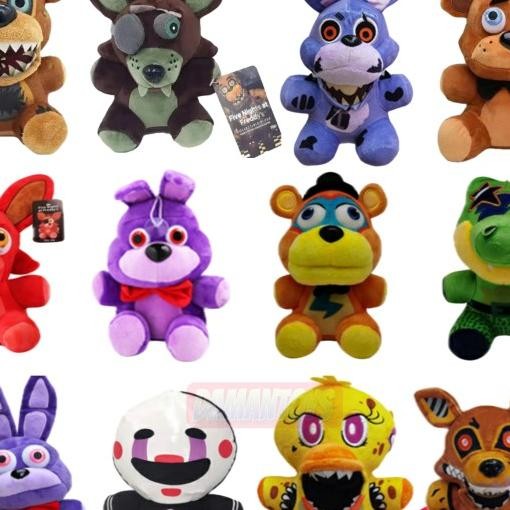 Boneka Freddy s fnaf mainan Five Night at Freddy 18cm dan 20cm Terlaris
