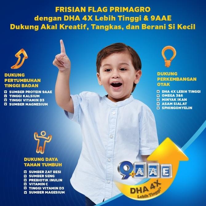 

Frisian Flag Primagro 1+ Vanilla 2000G Susu Pertumbuhan Anak