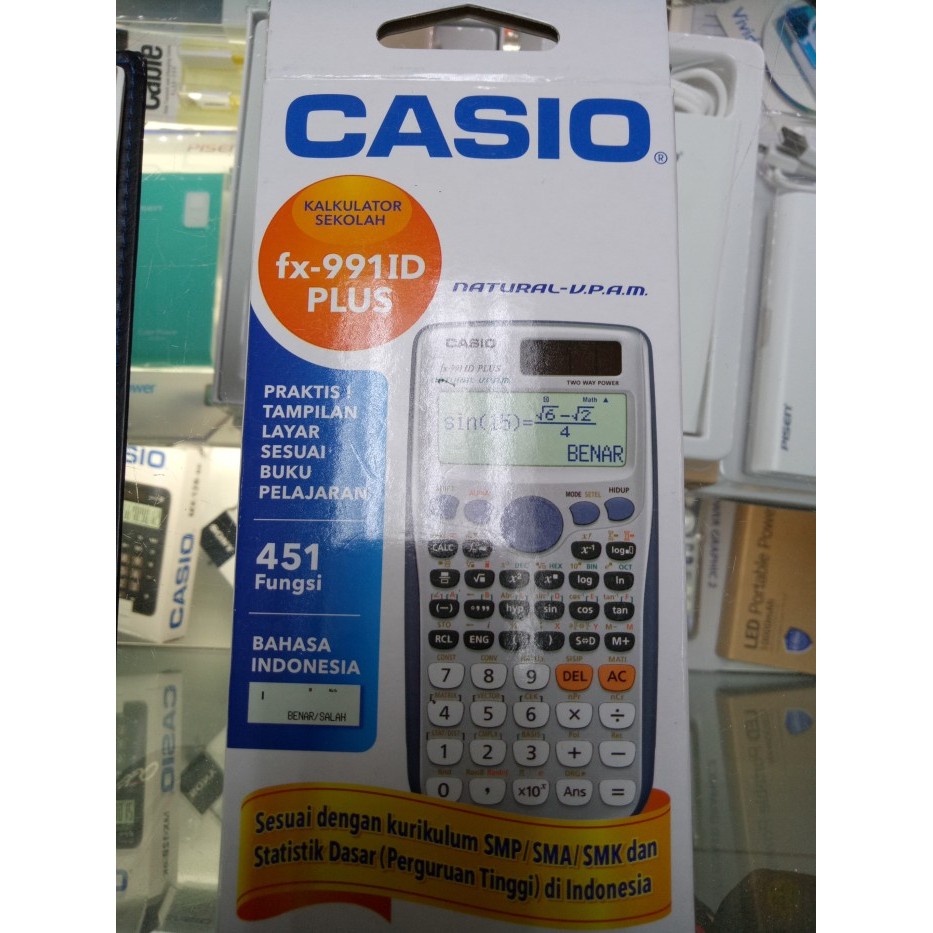 

Kalkulator Fx991Id+ Casio Full Scientific Murah