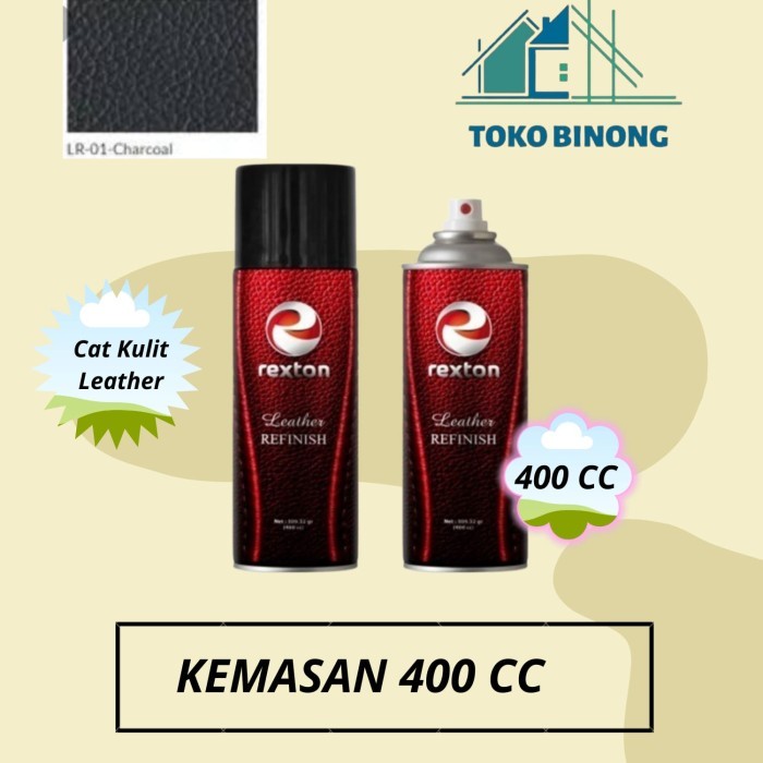 Cat Spray Cat Semprot Kulit REXTON Refinish Leather 400 CC