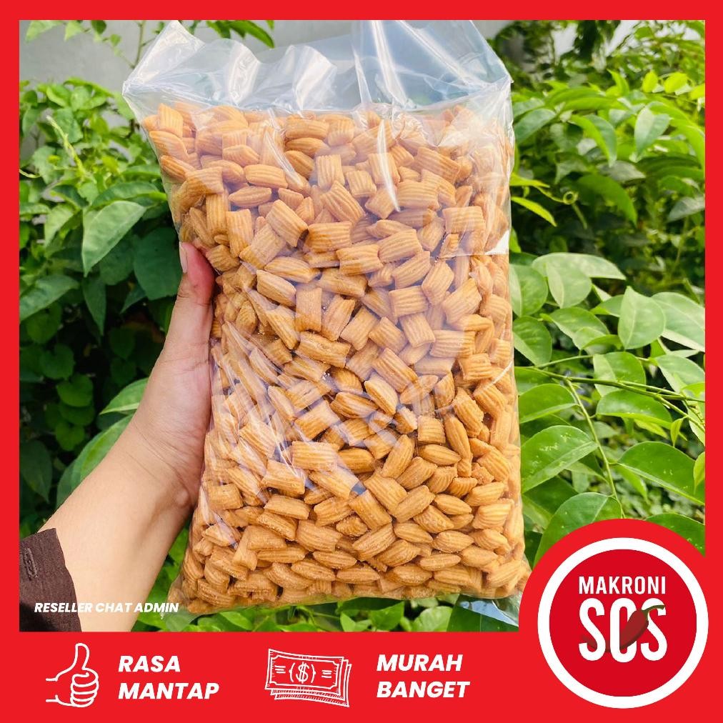 

see-97 Makaroni SOS - Pang-Pang Jajan Jadul Kemasan 1Kg Hemat