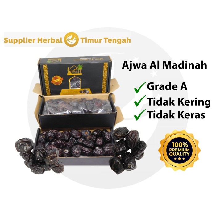 

[KURMA AJWA ASLI] AJWA MADINAH/STOK BARU/JAMINAN KUALITAS