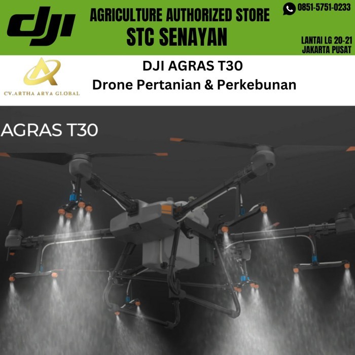 Dji Agras T30 Agricultural Drone Petani / Drone Perkebunan / Drone Pertanian Indonesia Garansi 1