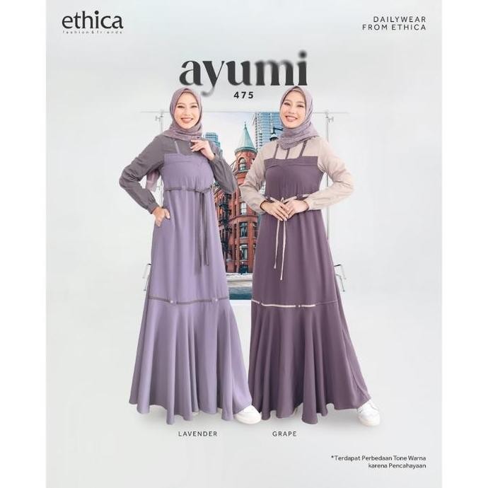 Sale Now Ethica Gamis Ayumi 475/ Gamis Ethica Original