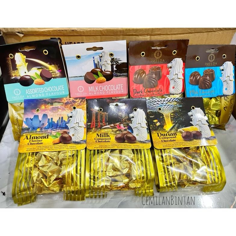 

tg-342 CemilanBintan( Imelda coklat 75gr) Merlion Terlaris