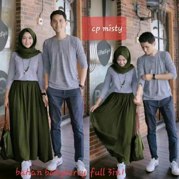 Couple Misty / Cp Misty / Baju Couple Cewek Cowok Casual