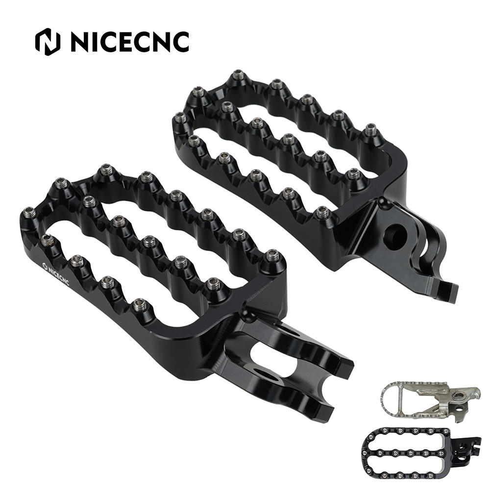 SHC 2005-2023 Honda CRF450X Footrests Wided Footpegs for Honda CRF450RX 2017-2023 CRF250X 04-17 CRF2