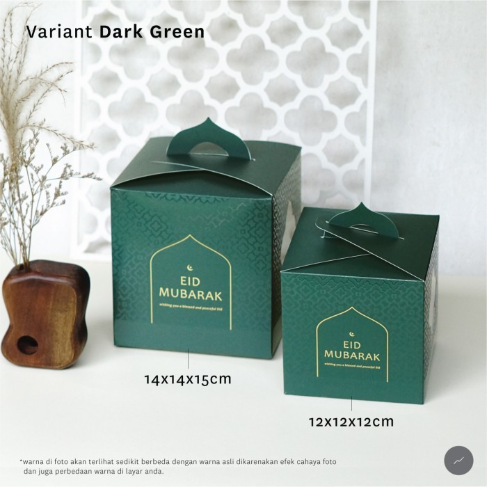 

Dus Kue Kering Lebaran Packaging Hampers Parcel Idul Fitri (EID TEAL)