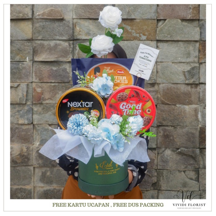 

[READY] Amira Buket Bloom Box Bunga Hampers Lebaran Idul Fitri Jakarta