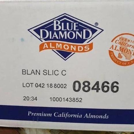 

Kacang Almond Slice Mentah / Slice Almond Blue Diamond 1 Kg