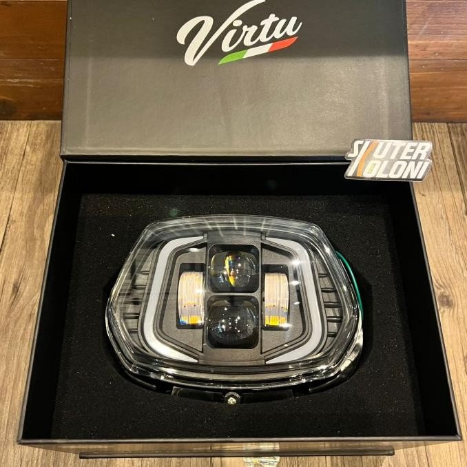VIRTU Daymaker LED Headlamp Lampu Depan Vespa Sprint iget abs
