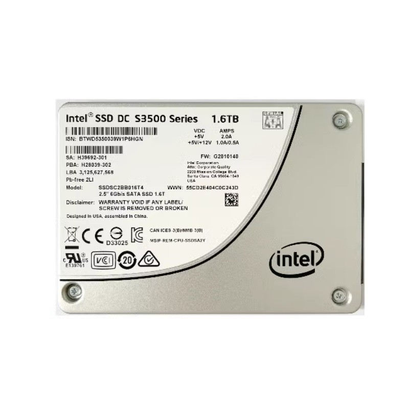 VIOL DC S3500 SERIES 1.6TB for INTEL 2.5" 6Gb/s SATA SSD 1.6T SSDSC2BB016T4 G2010140
