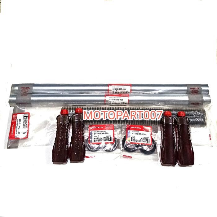 KUYY PAKET AS SHOCK DEPAN SEAL SHOCK PLUS PER SHOCK HONDA CB150R CB 150R CB 150R LED MODEL DRAT KODE