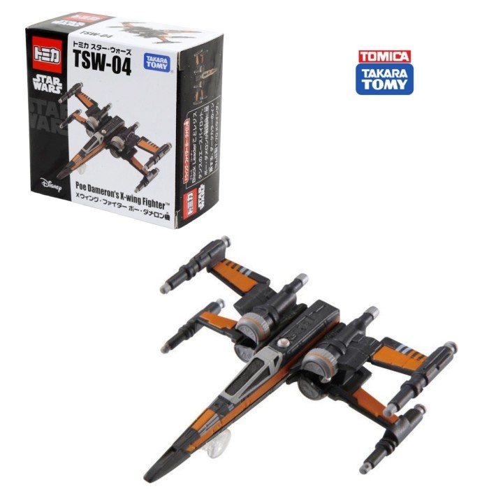 BARANG TERLARIS Tomica Star Wars TSW-04 Poe Dameron's X-wing Fighter