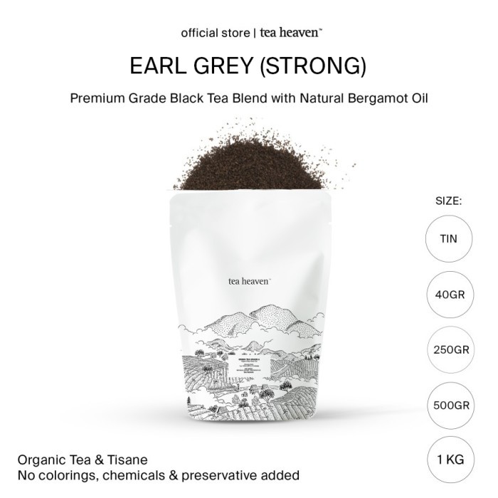 

Earl Grey Black Tea Artisan Organic Hotel Resto Cafe Teh Premium Kode 1267